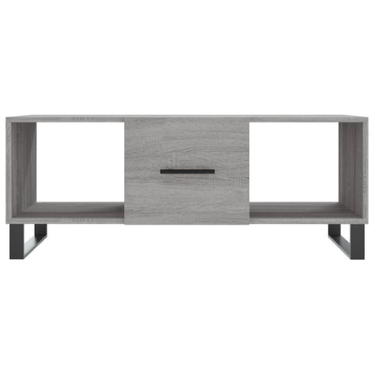 Tavolino da Salotto Grigio Sonoma 102x50x40cm Legno Multistrato - homemem39