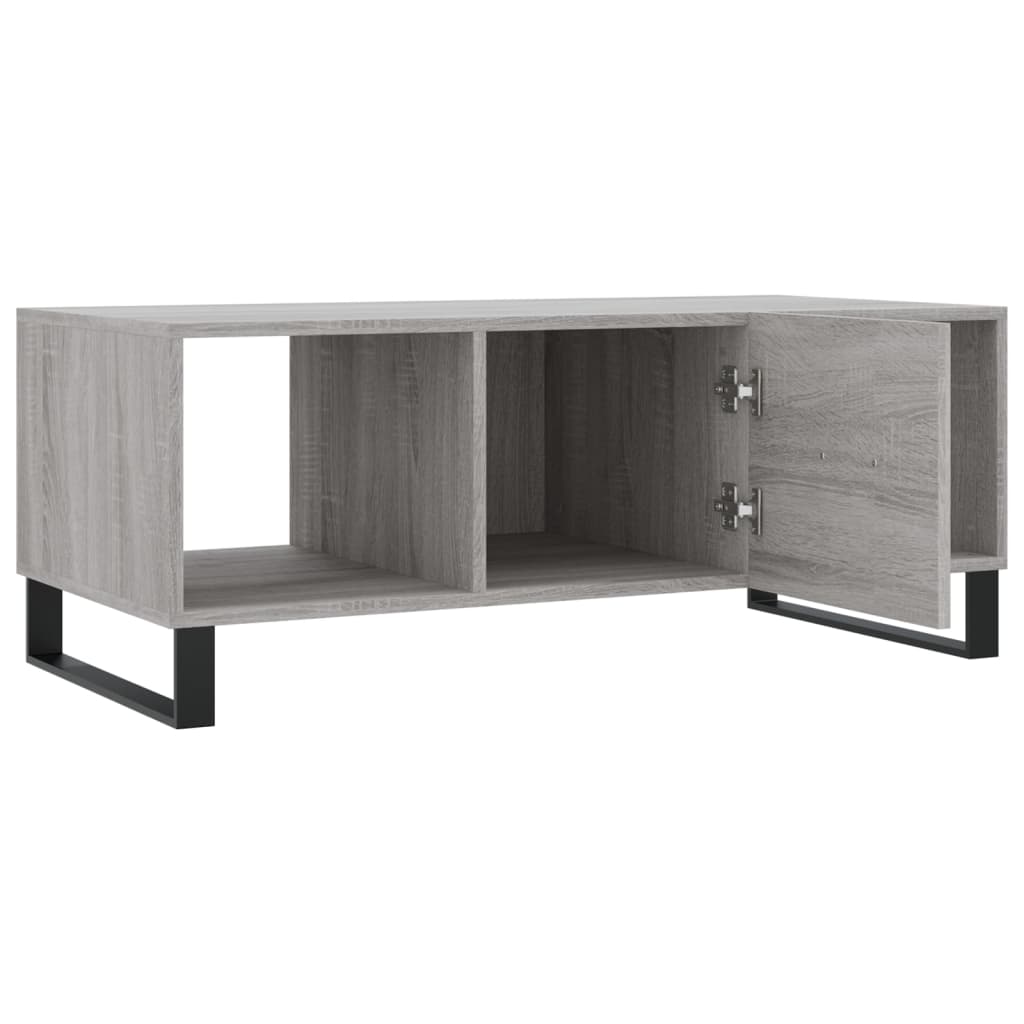 Tavolino da Salotto Grigio Sonoma 102x50x40cm Legno Multistrato - homemem39