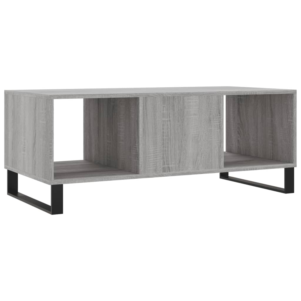 Tavolino da Salotto Grigio Sonoma 102x50x40cm Legno Multistrato - homemem39