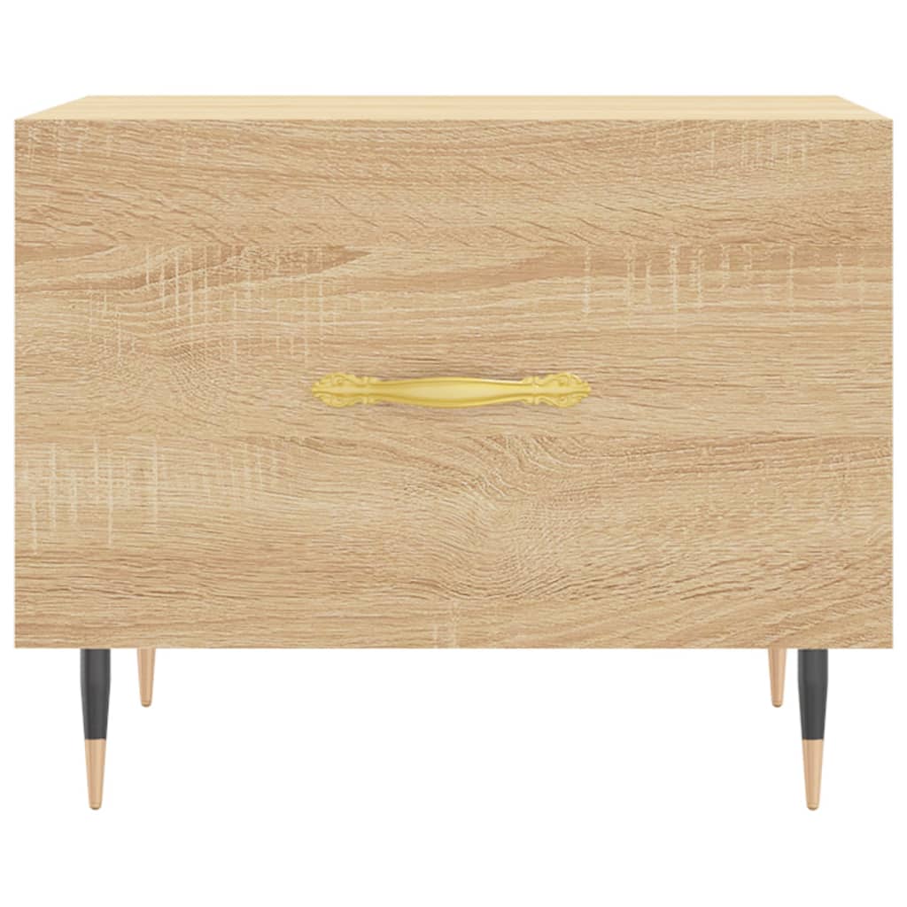 Tavolino da Salotto Rovere Sonoma 50x50x40 cm Legno Multistrato - homemem39