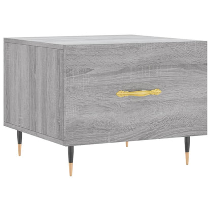 Tavolino da Salotto Grigio Sonoma 50x50x40 cm Legno Multistrato - homemem39