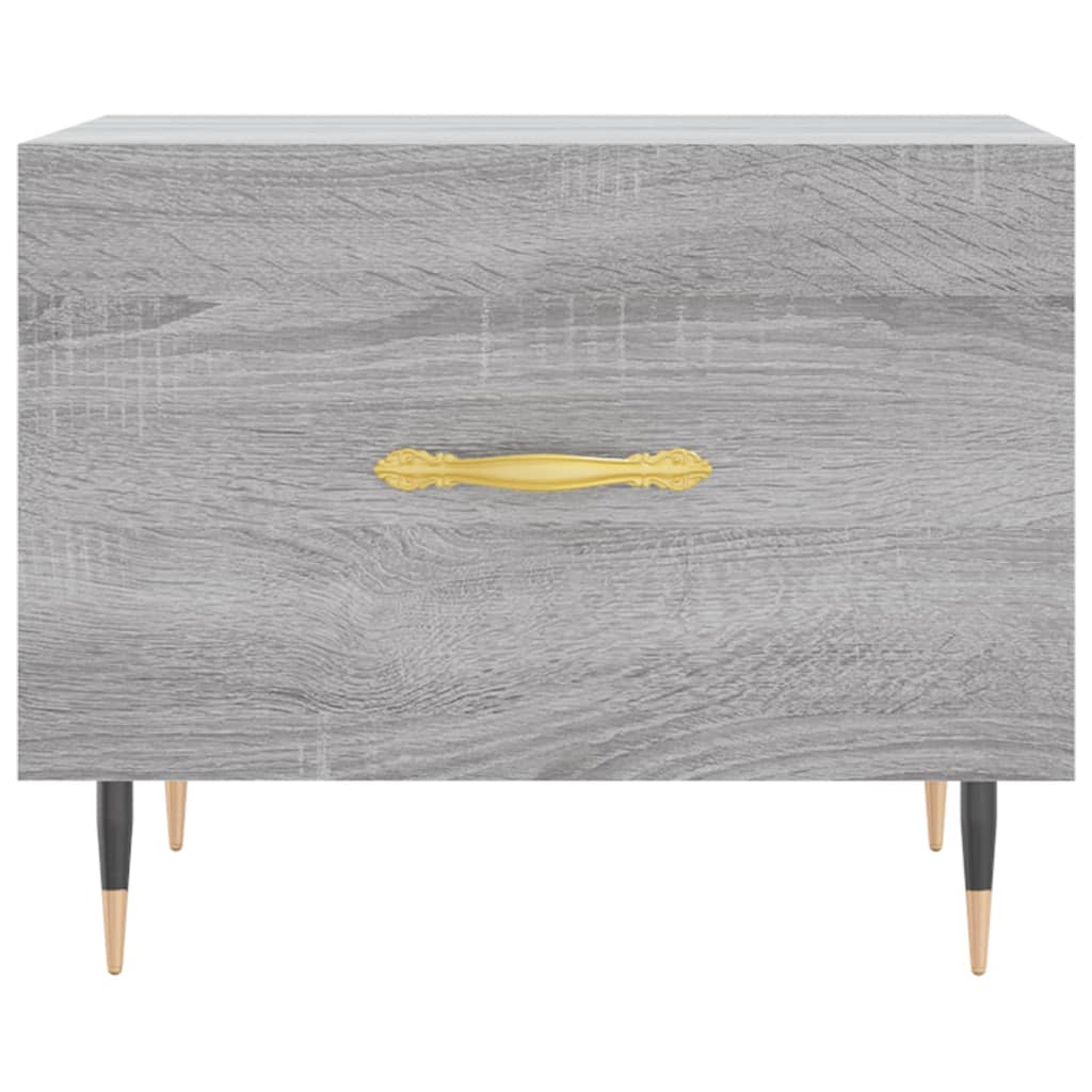 Tavolino da Salotto Grigio Sonoma 50x50x40 cm Legno Multistrato - homemem39