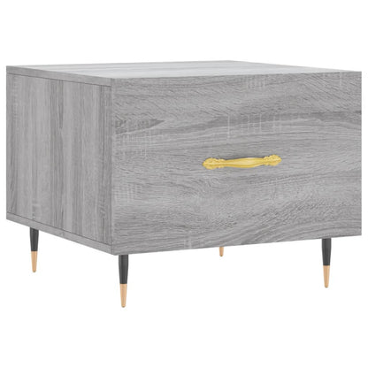 Tavolini Salotto 2pz Grigio Sonoma 50x50x40cm Legno Multistrato - homemem39