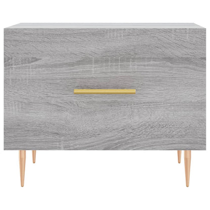 Tavolino da Salotto Grigio Sonoma 50x50x40 cm Legno Multistrato - homemem39