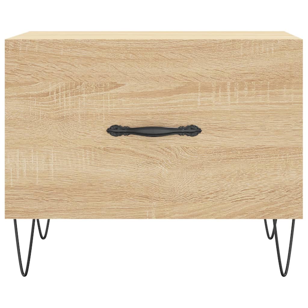 Tavolino da Salotto Rovere Sonoma 50x50x40 cm Legno Multistrato - homemem39