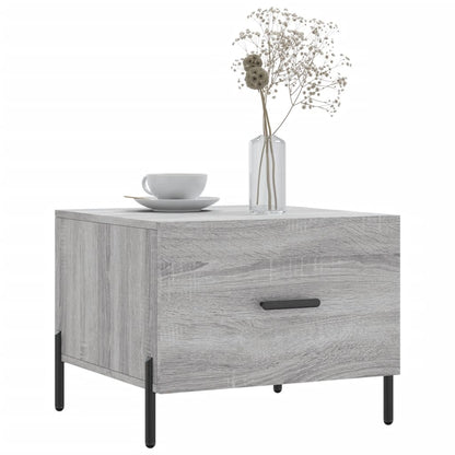 Tavolini Salotto 2pz Grigio Sonoma 50x50x40cm Legno Multistrato - homemem39