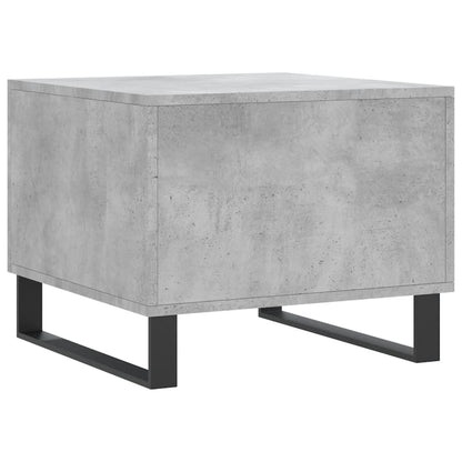 Tavolino Salotto Grigio Cemento 50x50x40 cm Legno Multistrato - homemem39