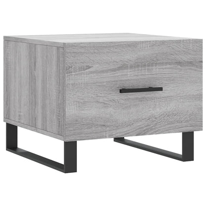 Tavolino da Salotto Grigio Sonoma 50x50x40 cm Legno Multistrato - homemem39