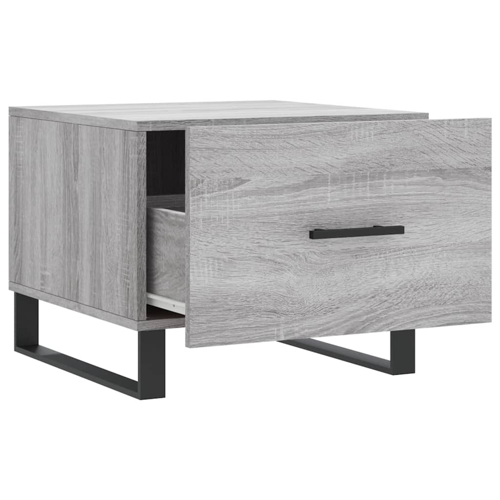 Tavolino da Salotto Grigio Sonoma 50x50x40 cm Legno Multistrato - homemem39