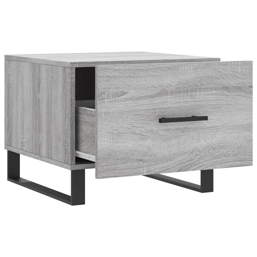 Tavolini Salotto 2pz Grigio Sonoma 50x50x40cm Legno Multistrato - homemem39