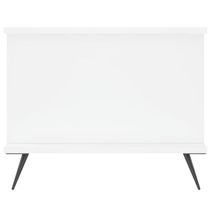 Tavolino da Salotto Bianco 90x50x40 cm in Legno Multistrato - homemem39