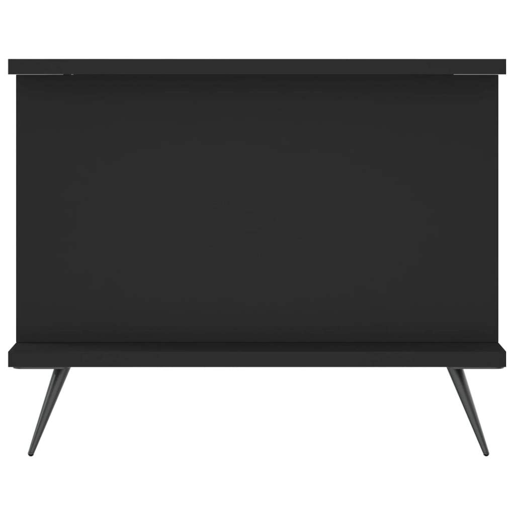 Tavolino da Salotto Nero 90x50x40 cm in Legno Multistrato - homemem39