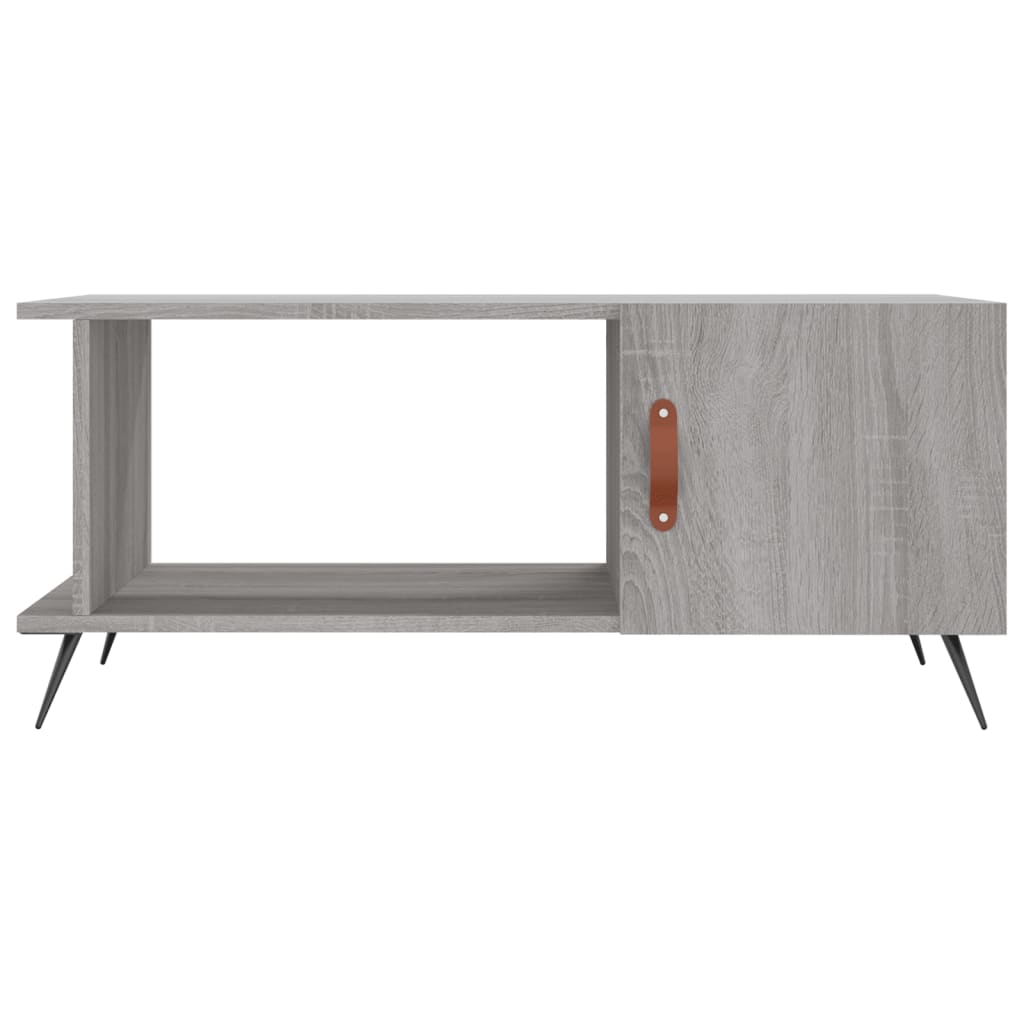 Tavolino da Salotto Grigio Sonoma 90x50x40 cm Legno Multistrato - homemem39