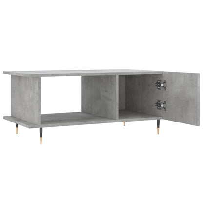 Tavolino da Salotto Grigio Cemento 90x50x40cm Legno Multistrato - homemem39