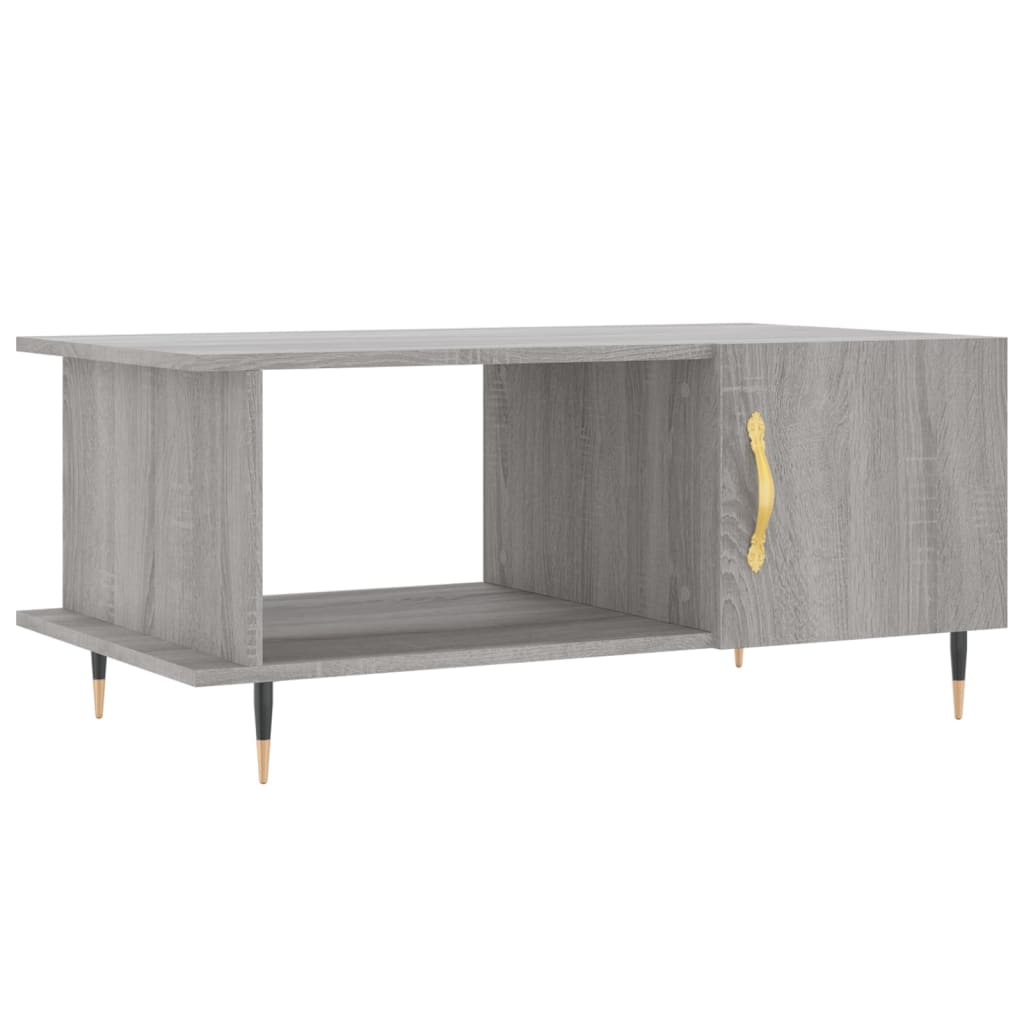 Tavolino da Salotto Grigio Sonoma 90x50x40 cm Legno Multistrato - homemem39