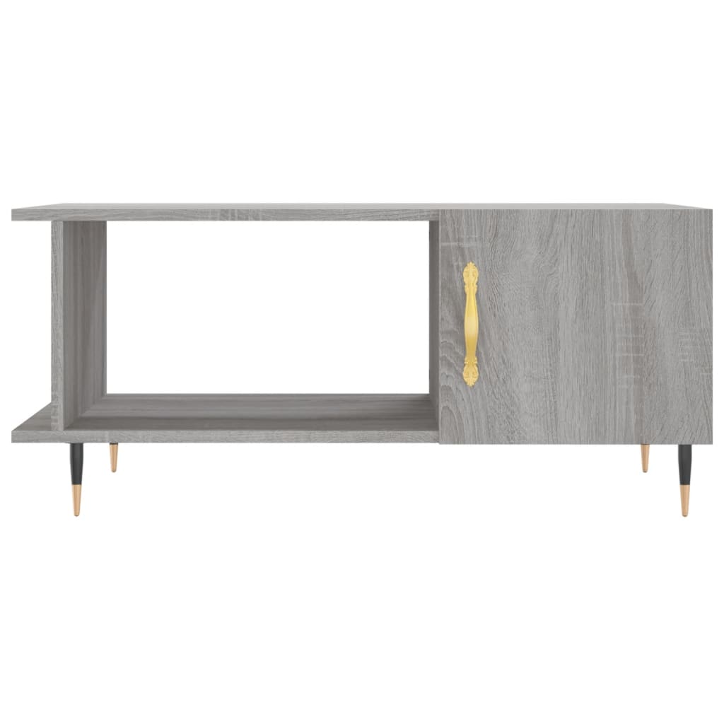 Tavolino da Salotto Grigio Sonoma 90x50x40 cm Legno Multistrato - homemem39