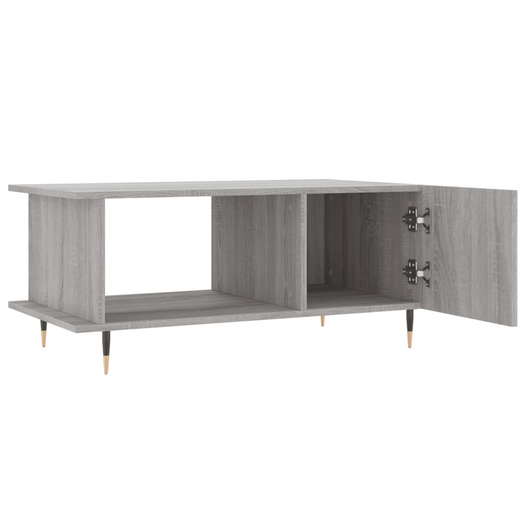 Tavolino da Salotto Grigio Sonoma 90x50x40 cm Legno Multistrato - homemem39