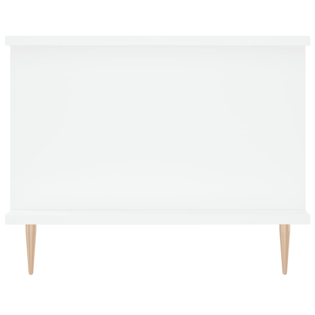 Tavolino da Salotto Bianco 90x50x40 cm in Legno Multistrato - homemem39