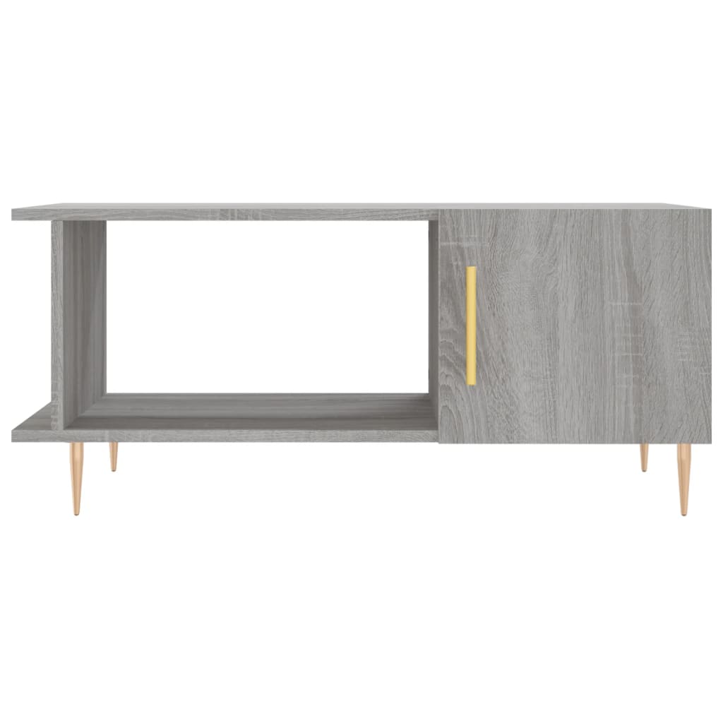 Tavolino da Salotto Grigio Sonoma 90x50x40 cm Legno Multistrato - homemem39