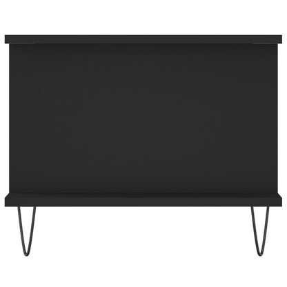 Tavolino da Salotto Nero 90x50x40 cm in Legno Multistrato - homemem39