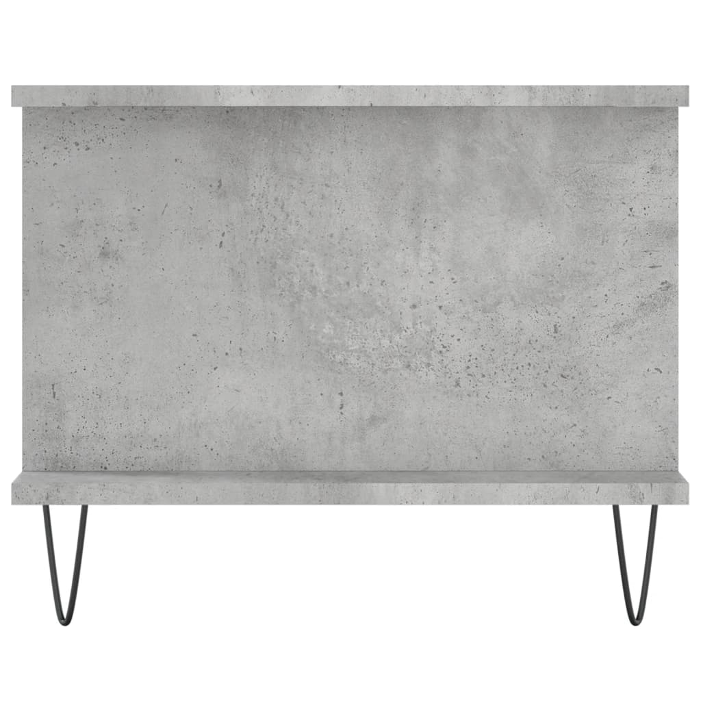 Tavolino da Salotto Grigio Cemento 90x50x40cm Legno Multistrato - homemem39