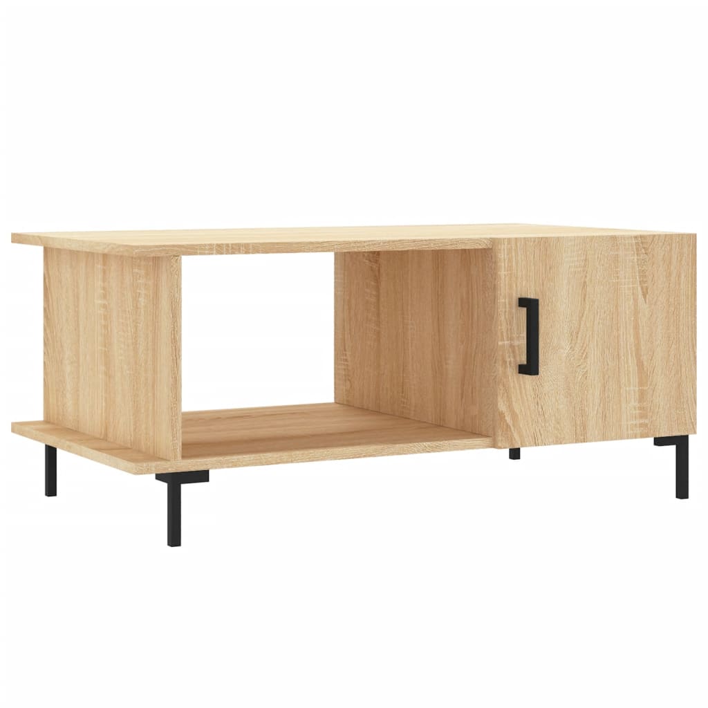 Tavolino da Salotto Rovere Sonoma 90x50x40 cm Legno Multistrato - homemem39