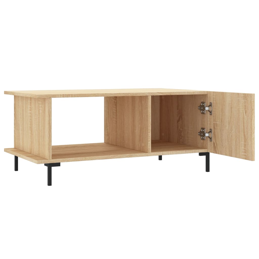 Tavolino da Salotto Rovere Sonoma 90x50x40 cm Legno Multistrato - homemem39