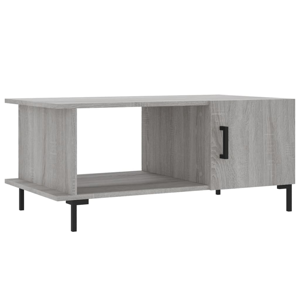 Tavolino da Salotto Grigio Sonoma 90x50x40 cm Legno Multistrato - homemem39