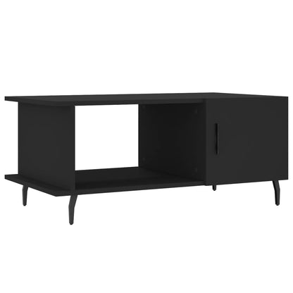 Tavolino da Salotto Nero 90x50x40 cm in Legno Multistrato - homemem39