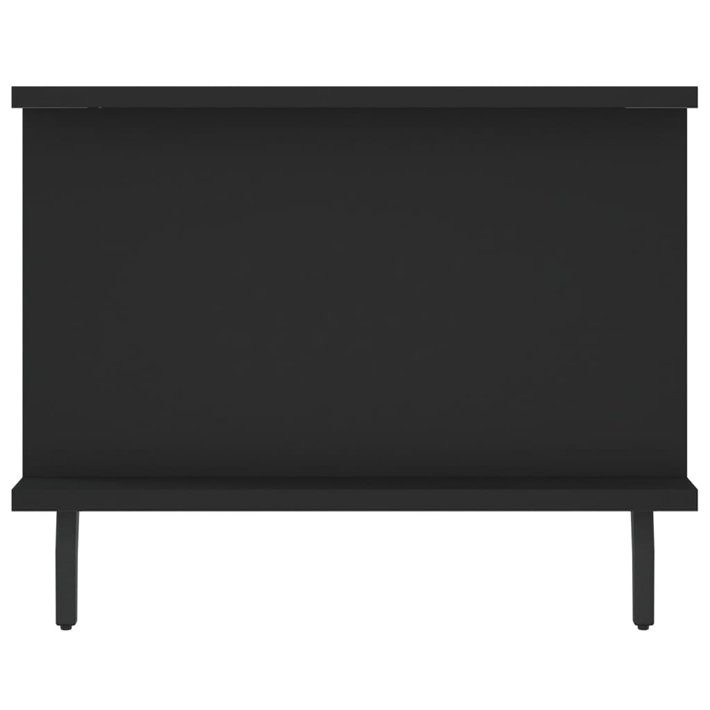 Tavolino da Salotto Nero 90x50x40 cm in Legno Multistrato - homemem39