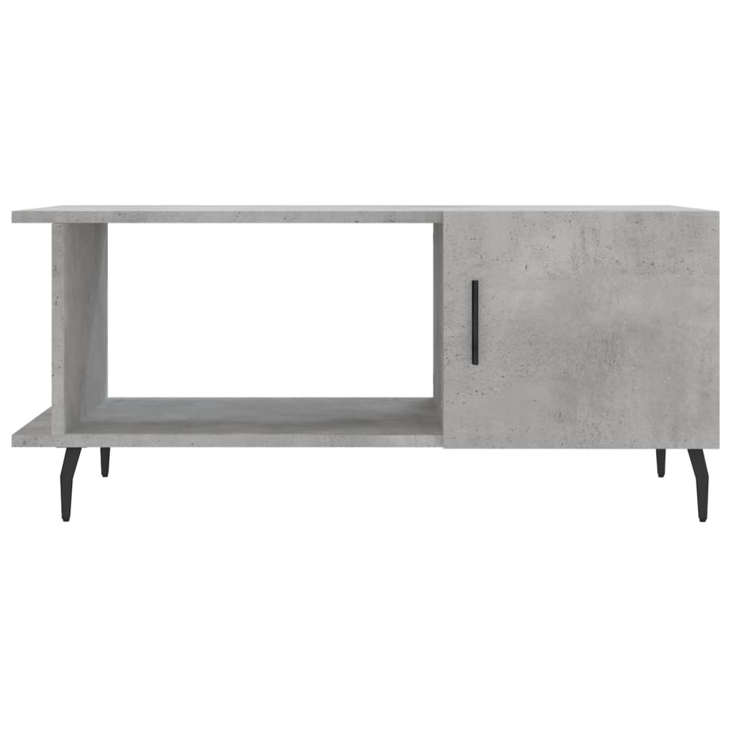 Tavolino da Salotto Grigio Cemento 90x50x40cm Legno Multistrato - homemem39