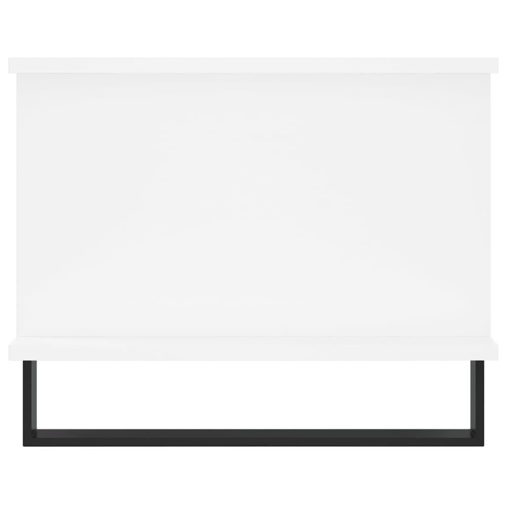 Tavolino da Salotto Bianco 90x50x40 cm in Legno Multistrato - homemem39