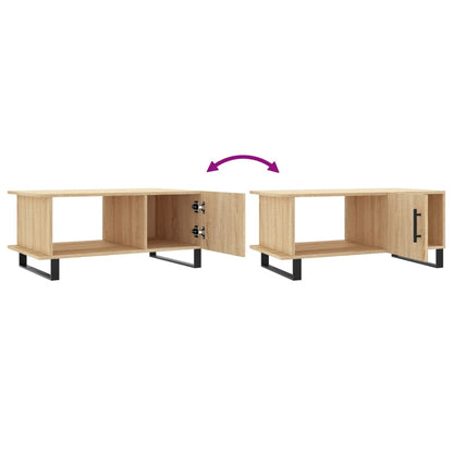 Tavolino da Salotto Rovere Sonoma 90x50x40 cm Legno Multistrato - homemem39