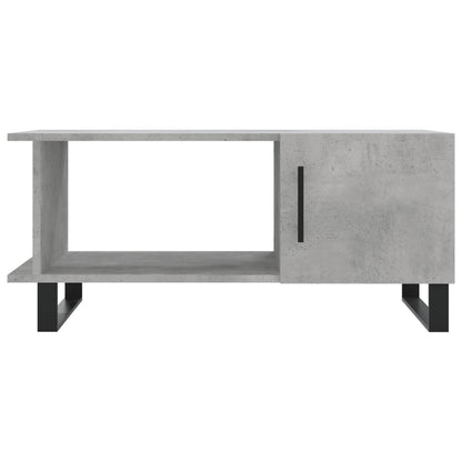 Tavolino da Salotto Grigio Cemento 90x50x40cm Legno Multistrato - homemem39