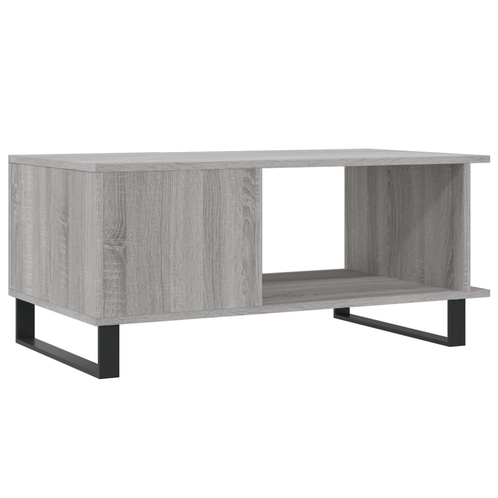 Tavolino da Salotto Grigio Sonoma 90x50x40 cm Legno Multistrato - homemem39