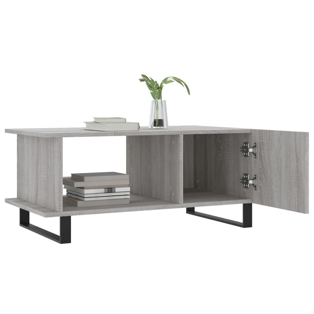 Tavolino da Salotto Grigio Sonoma 90x50x40 cm Legno Multistrato - homemem39