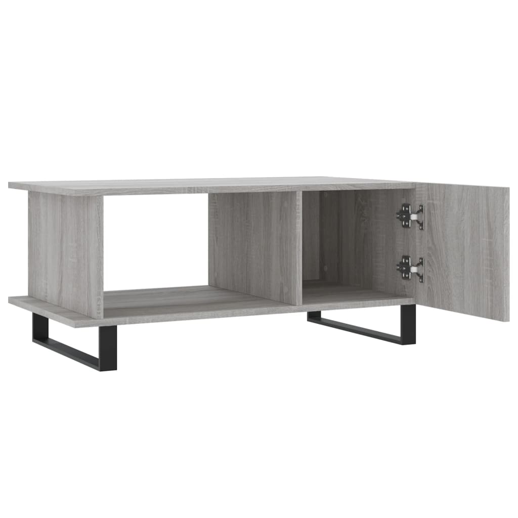 Tavolino da Salotto Grigio Sonoma 90x50x40 cm Legno Multistrato - homemem39