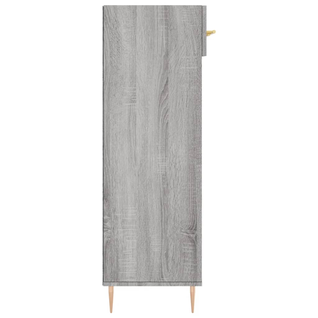 Scarpiera Grigio Sonoma 60x35x105 cm in Legno Multistrato - homemem39