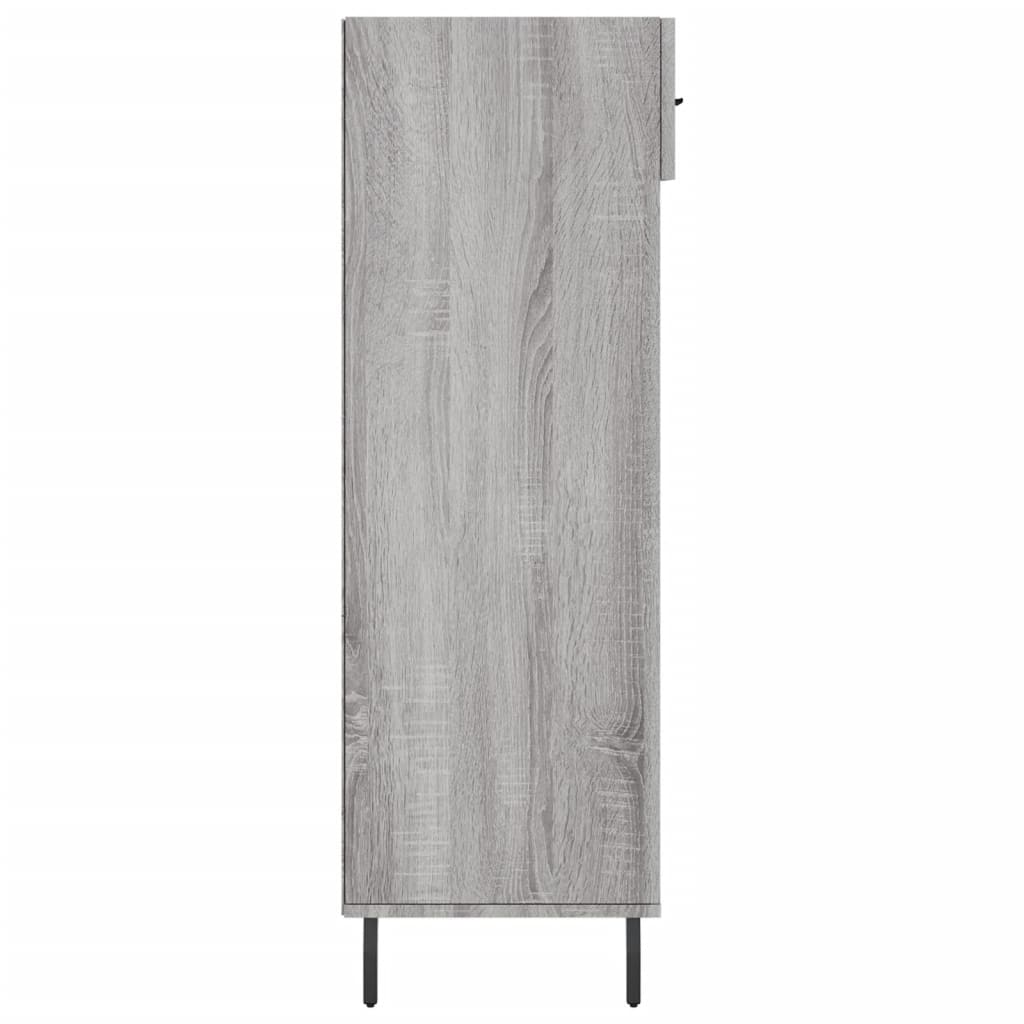 Scarpiera Grigio Sonoma 60x35x105 cm in Legno Multistrato - homemem39