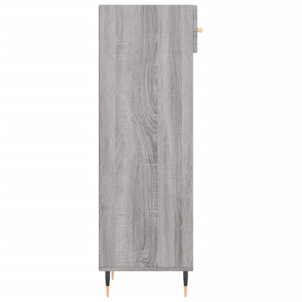 Scarpiera Grigio Sonoma 30x35x105 cm in Legno Multistrato - homemem39