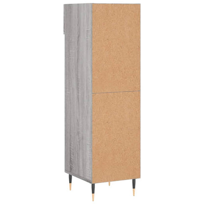 Scarpiera Grigio Sonoma 30x35x105 cm in Legno Multistrato - homemem39