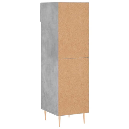 Scarpiera Grigio Cemento 30x35x105 cm in Legno Multistrato - homemem39