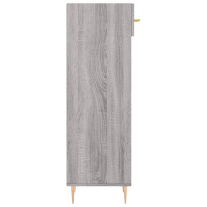 Scarpiera Grigio Sonoma 30x35x105 cm in Legno Multistrato - homemem39