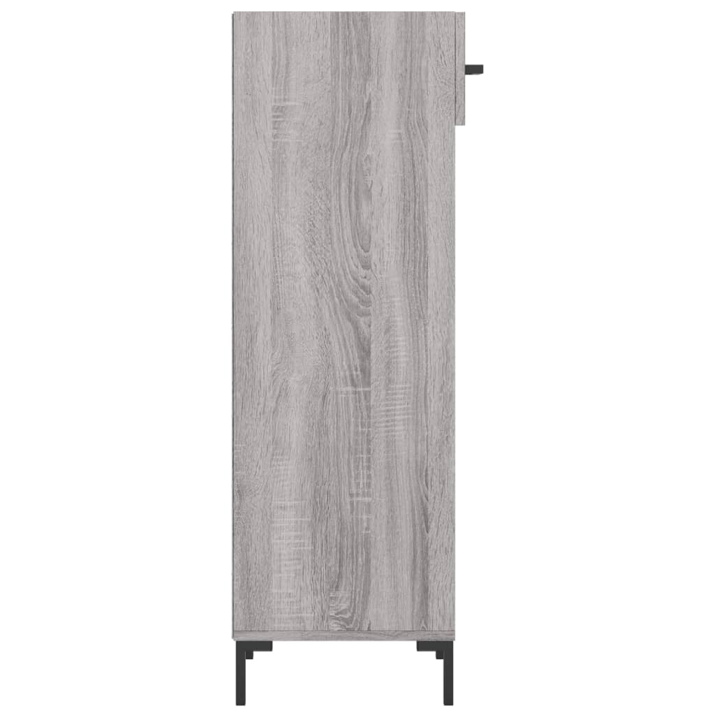 Scarpiera Grigio Sonoma 30x35x105 cm in Legno Multistrato - homemem39