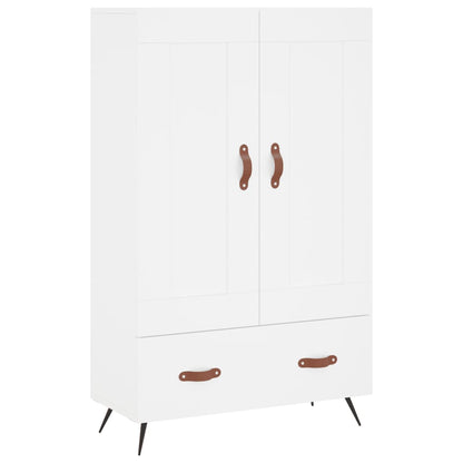 Credenza Bianca 69,5x31x115 cm in Legno Multistrato - homemem39