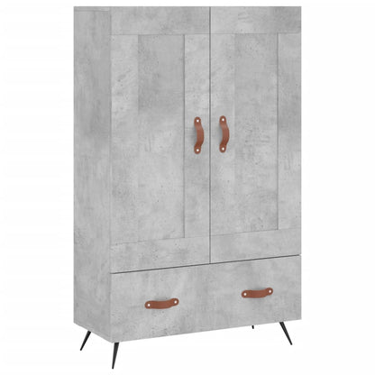 Credenza Grigio Cemento 69,5x31x115 cm in Legno Multistrato - homemem39