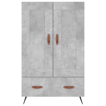 Credenza Grigio Cemento 69,5x31x115 cm in Legno Multistrato - homemem39