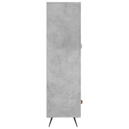 Credenza Grigio Cemento 69,5x31x115 cm in Legno Multistrato - homemem39