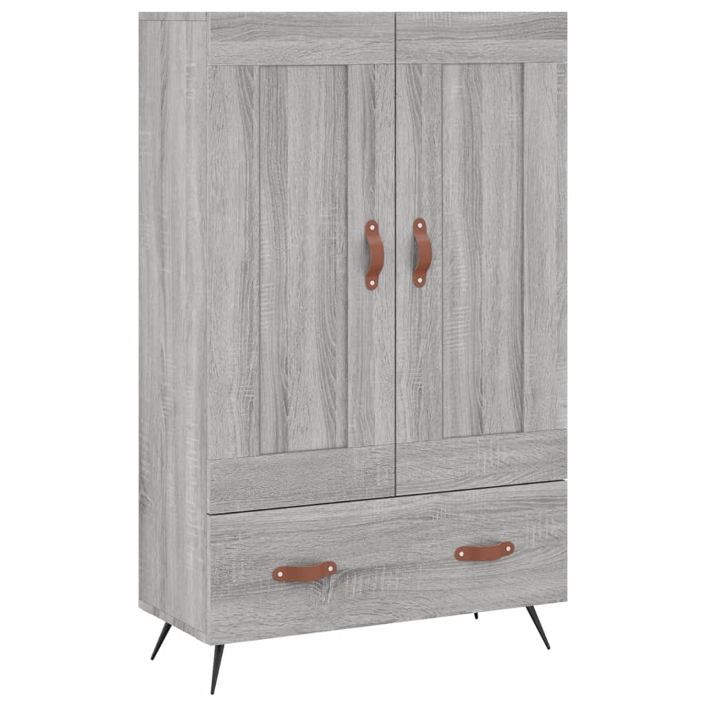 Credenza Grigio Sonoma 69,5x31x115 cm in Legno Multistrato - homemem39