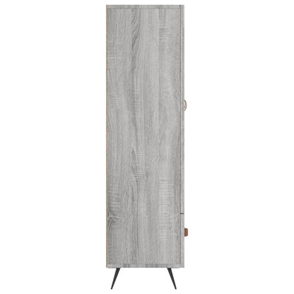 Credenza Grigio Sonoma 69,5x31x115 cm in Legno Multistrato - homemem39